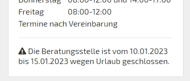 Abwesenheiten