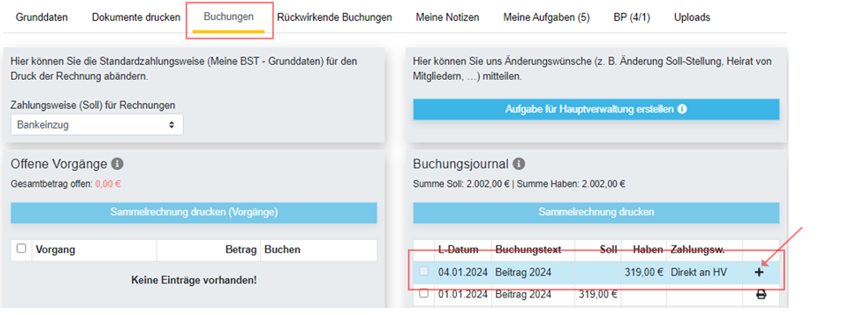 NEU: Vergütung Direktzahlung | VGD-Anträge ausschließlich über Buchungen